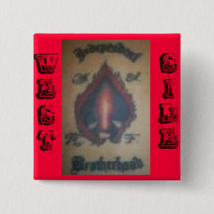 Badge Carré 5 Cm tat18, OCCIDENTAL, CÔTÉ