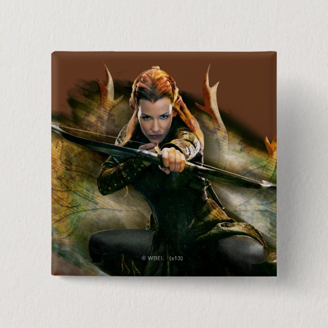 BADGE CARRÉ 5 CM TAURIEL™ (Devant)