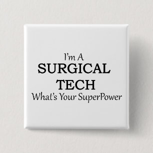 BADGE CARRÉ 5 CM TECH CHIRURGICAL