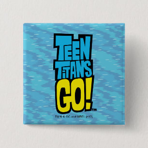 Badge Carré 5 Cm Teen Titans Go !   Logo