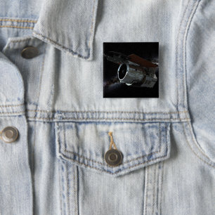 Badge Carré 5 Cm Télescope d'étude infrarouge à large champ