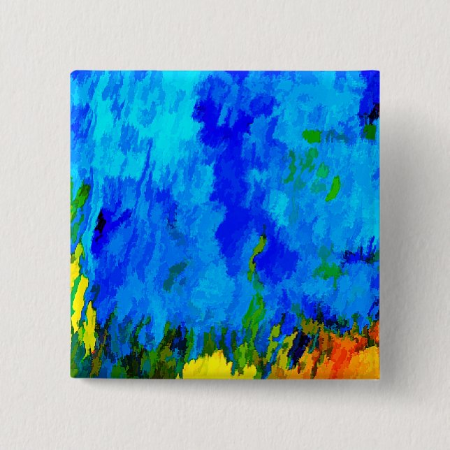 BADGE CARRÉ 5 CM TEMPÊTE DE COULEUR (Devant)