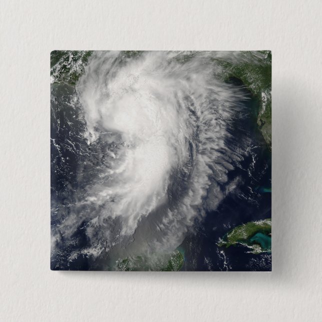Badge Carré 5 Cm Tempête tropicale Cindy (Devant)