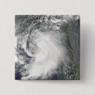 Badge Carré 5 Cm Tempête tropicale Claudette