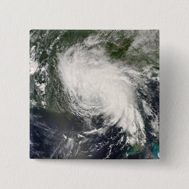 Badge Carré 5 Cm Tempête tropicale Fay 3 (Devant)