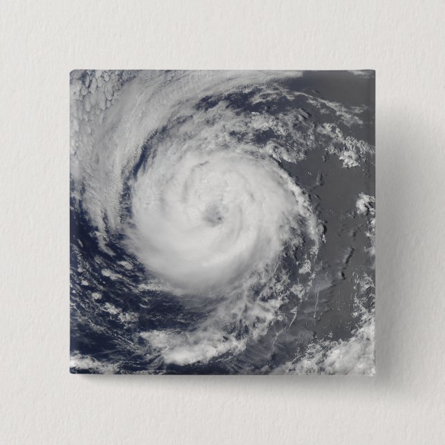 Badge Carré 5 Cm Tempête tropicale Guillermo (Devant)