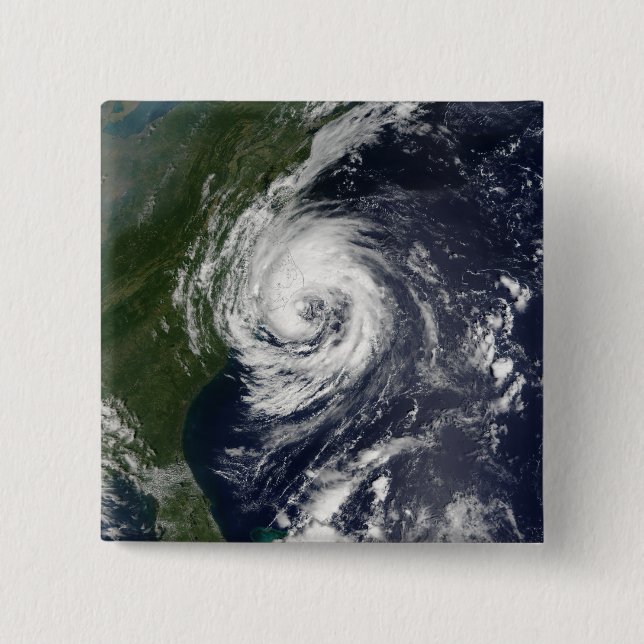 Badge Carré 5 Cm Tempête tropicale Gustav (Devant)