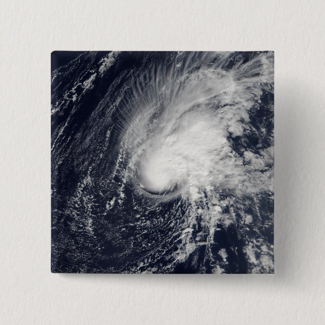 Badge Carré 5 Cm Tempête tropicale Zeta (Devant)
