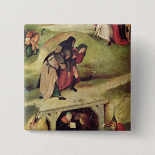 Badge Carré 5 Cm Tentation de St Anthony
