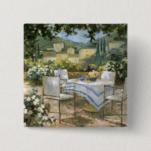 Badge Carré 5 Cm Terrasse de la Toscane