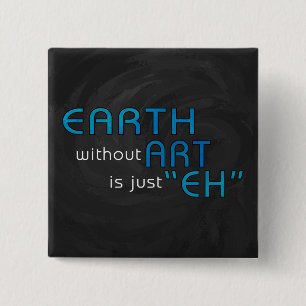 Badge Carré 5 Cm Terre sans Art