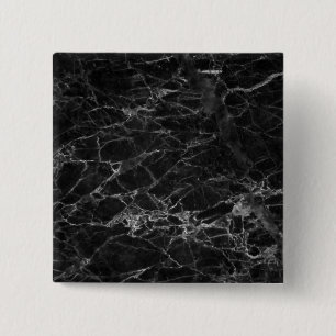 Badge Carré 5 Cm Texture noire et Marbre blanc