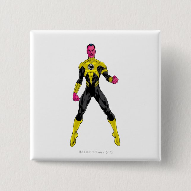 Badge Carré 5 Cm Thaal Sinestro 4 (Devant)