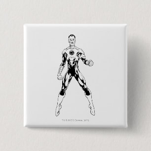 Badge Carré 5 Cm Thaal Sinestro 6