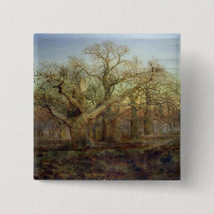 Badge Carré 5 Cm The Edge de la forêt de Sherwood, 1878