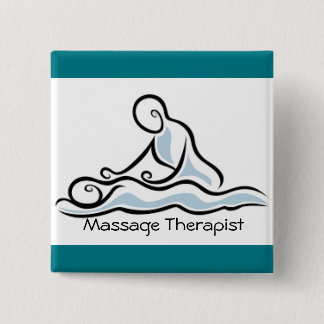 Badge Carré 5 Cm thérapeute de massage