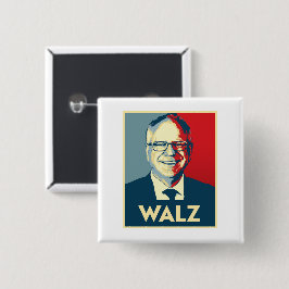 Badge Carré 5 Cm Tim Walz