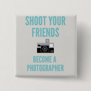 Badge Carré 5 Cm Tirez vos amis !