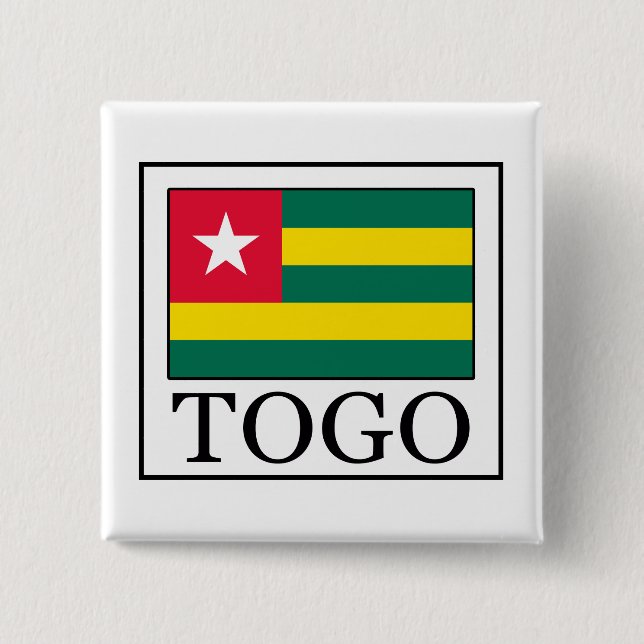 Badge Carré 5 Cm Togo (Devant)