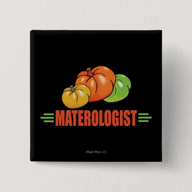 Badge Carré 5 Cm Tomates amusantes (Devant)