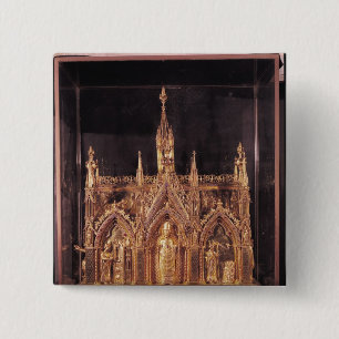 Badge Carré 5 Cm Tombeau de St Taurinus, 1240-55