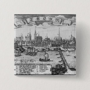 Badge Carré 5 Cm Torun, Pologne