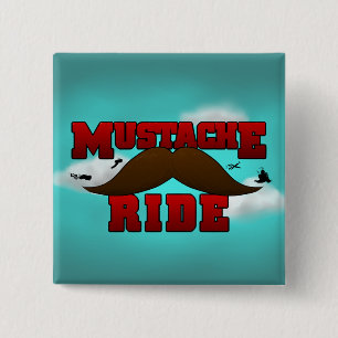 Badge Carré 5 Cm Tour de moustache