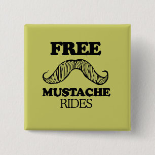 BADGE CARRÉ 5 CM TOURS LIBRES DE MOUSTACHE