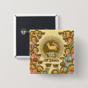 Badge Carré 5 Cm Tous les saints (RLS 19)