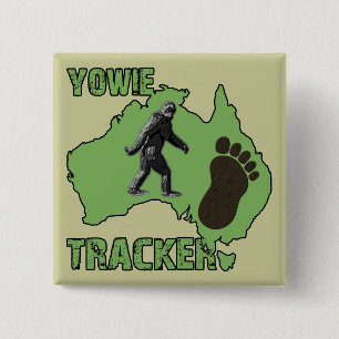 Badge Carré 5 Cm Traqueur de Yowie