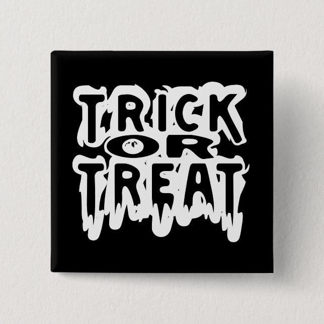 Badge Carré 5 Cm Tricoter ou traiter (Devant)