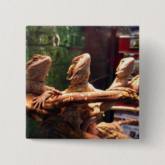 Badge Carré 5 Cm Trio de Leezard