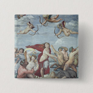 Badge Carré 5 Cm Triumph de Galatea, 1512-14