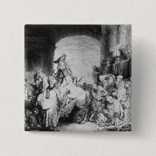 Badge Carré 5 Cm Triumph de Mordecai, c.1640