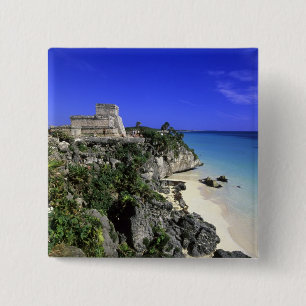Badge Carré 5 Cm Tulum, Mexique