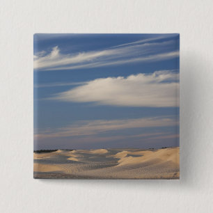 Badge Carré 5 Cm Tunisie, désert du Sahara, Douz, Grande Dune, crép
