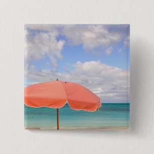 Badge Carré 5 Cm Turks et Caïcos, île Providenciales, Grâce