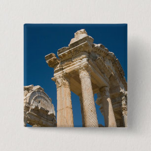 Badge Carré 5 Cm Turquie Aphrodisias un site archéologique romain