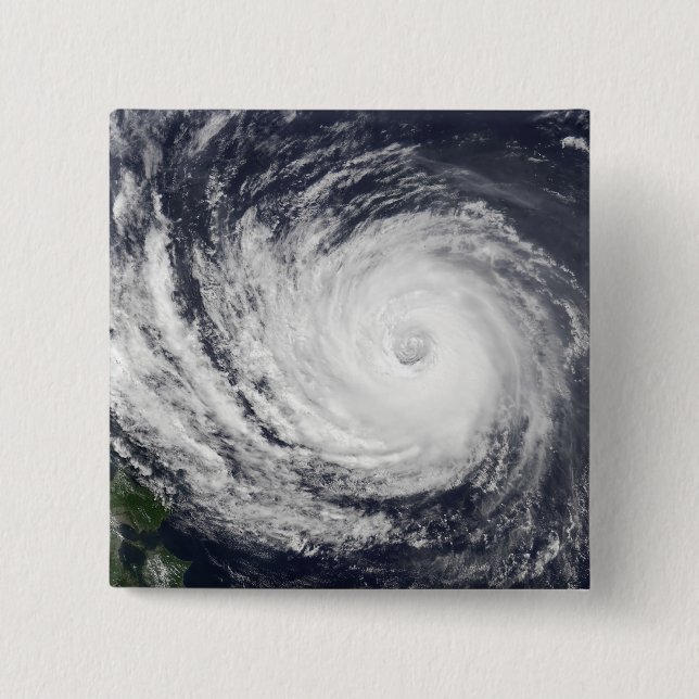 Badge Carré 5 Cm Typhon Phanfone (Devant)