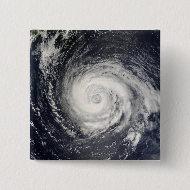 Badge Carré 5 Cm Typhoon Fitow (Devant)