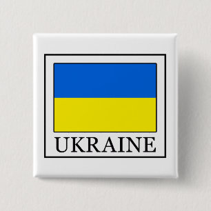 Badge Carré 5 Cm Ukraine