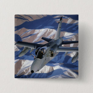 Badge Carré 5 Cm Un AMX italien se déconnecte