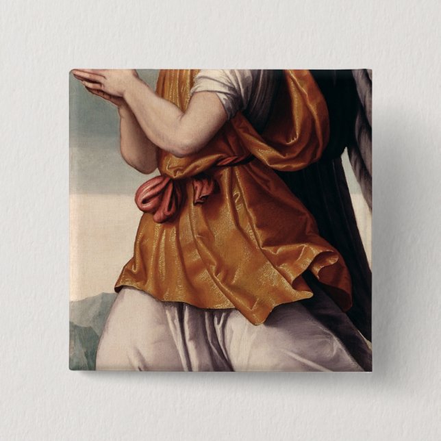Badge Carré 5 Cm Un ange (Devant)