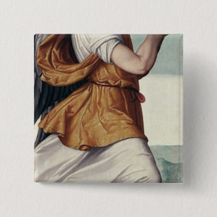 Badge Carré 5 Cm Un ange