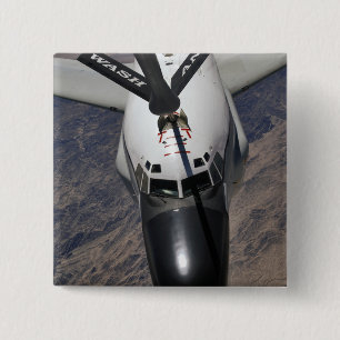 Badge Carré 5 Cm Un avion de reconnaissance interarmées RC-135 Rive
