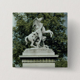 Badge Carré 5 Cm Un des deux "chevaux marneux", 1739-45