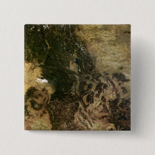 Badge Carré 5 Cm Un jour relativement clair