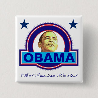 Badge Carré 5 Cm Un président américain