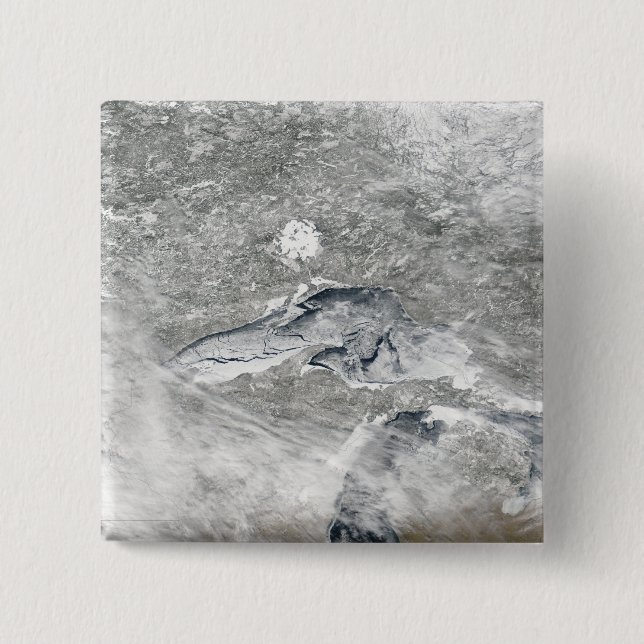 Badge Carré 5 Cm Une couverture de glace relativement rare (Devant)