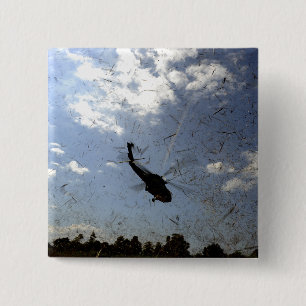 Badge Carré 5 Cm Une marine HH-60 Seahawk des USA